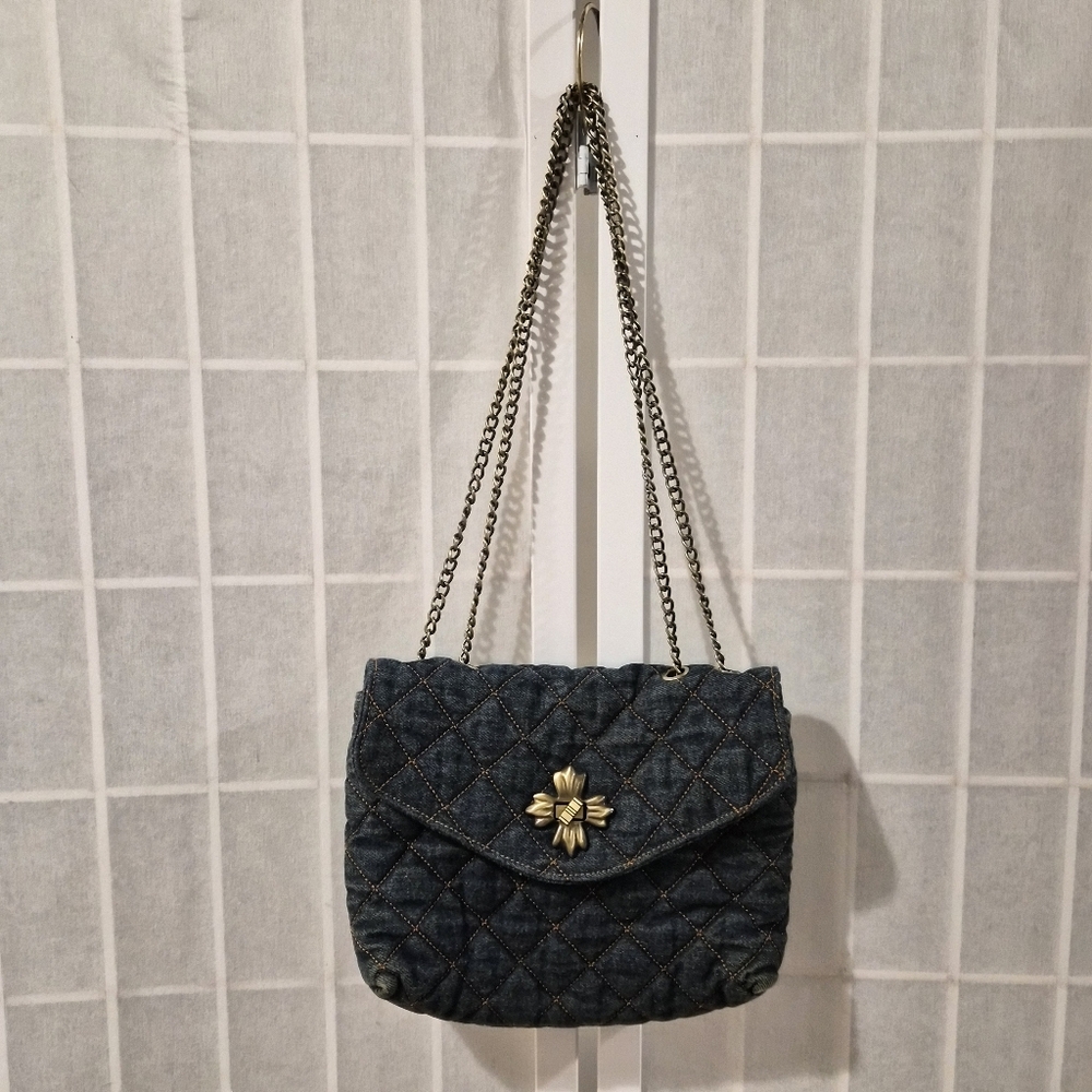 Patricia Nash Denim Meldon Chain Bag